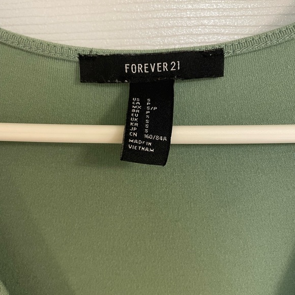 Aqua/pistachio colour wrap dress - Picture 3 of 3